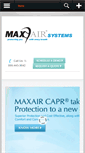 Mobile Screenshot of maxair-systems.com